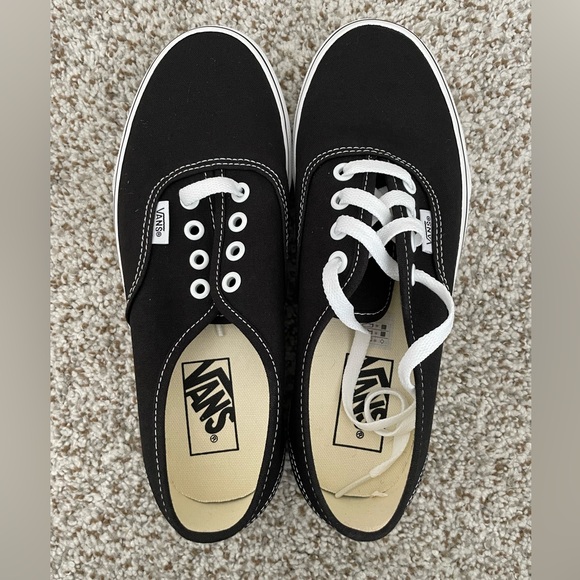 VANS Unisex Authentic Black Canvas - Picture 4 of 5
